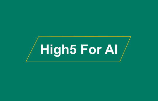 Graphic reading High5 For AI