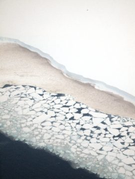 A close up of a rock