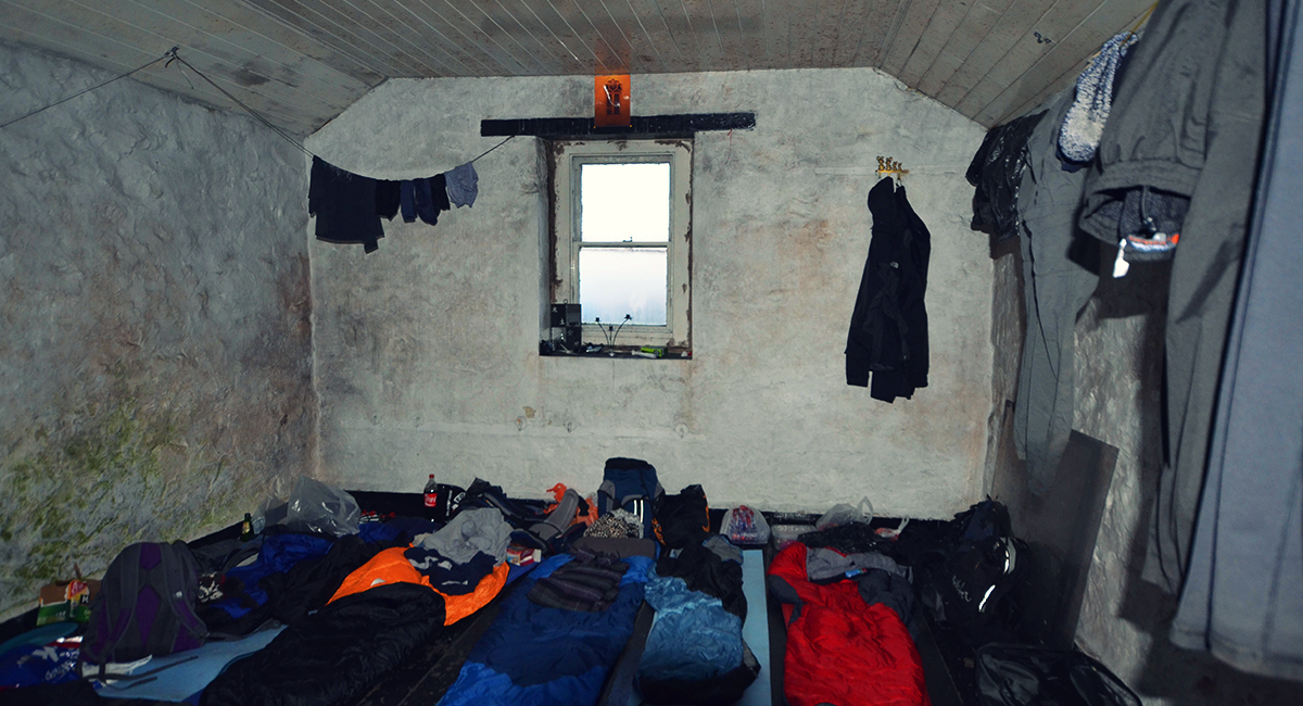 A typical sleeping arrangement in a bothy – Image: Neil S Price