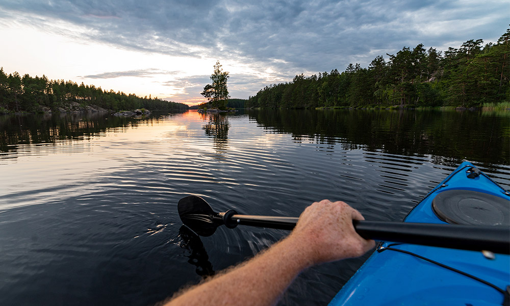 night kayak
