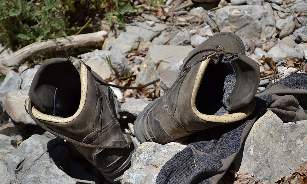 good walking shoes will prevent blisters