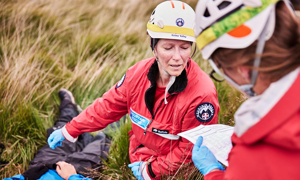 Holme Valley mountain rescue team