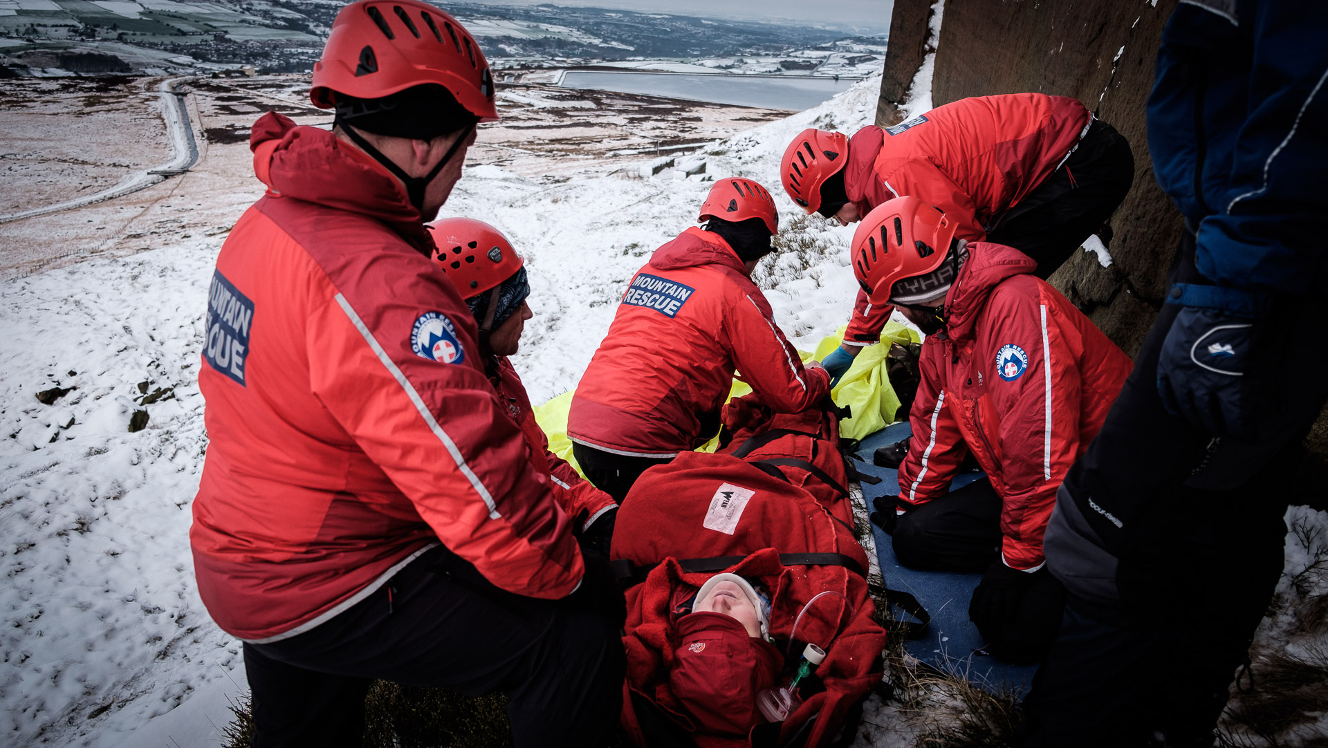 Winter rescue hills