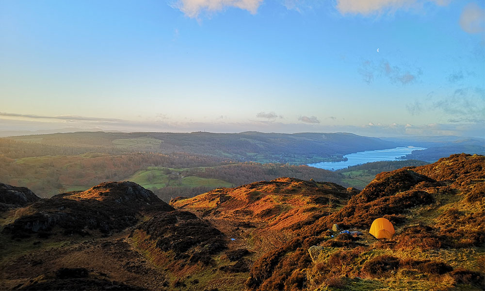 Solo wild camping