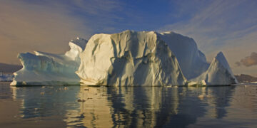 An iceberg