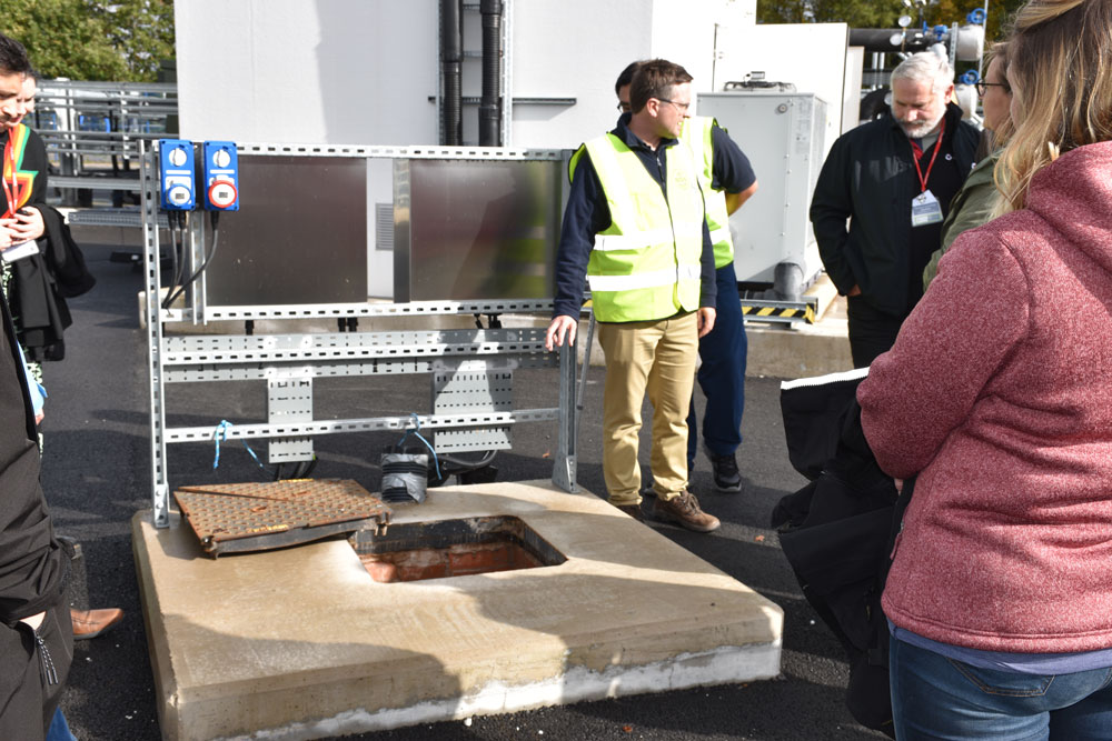Attendees at the UKGEOS Cheshire opening. BGS © UKRI