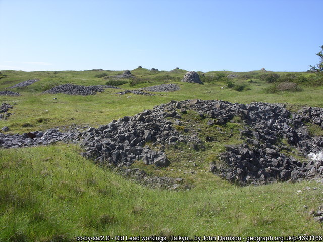 Old Lead workings, Halkyn Mountain