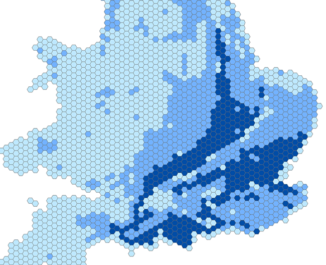 BGS GeoSure 5km Hex Grid