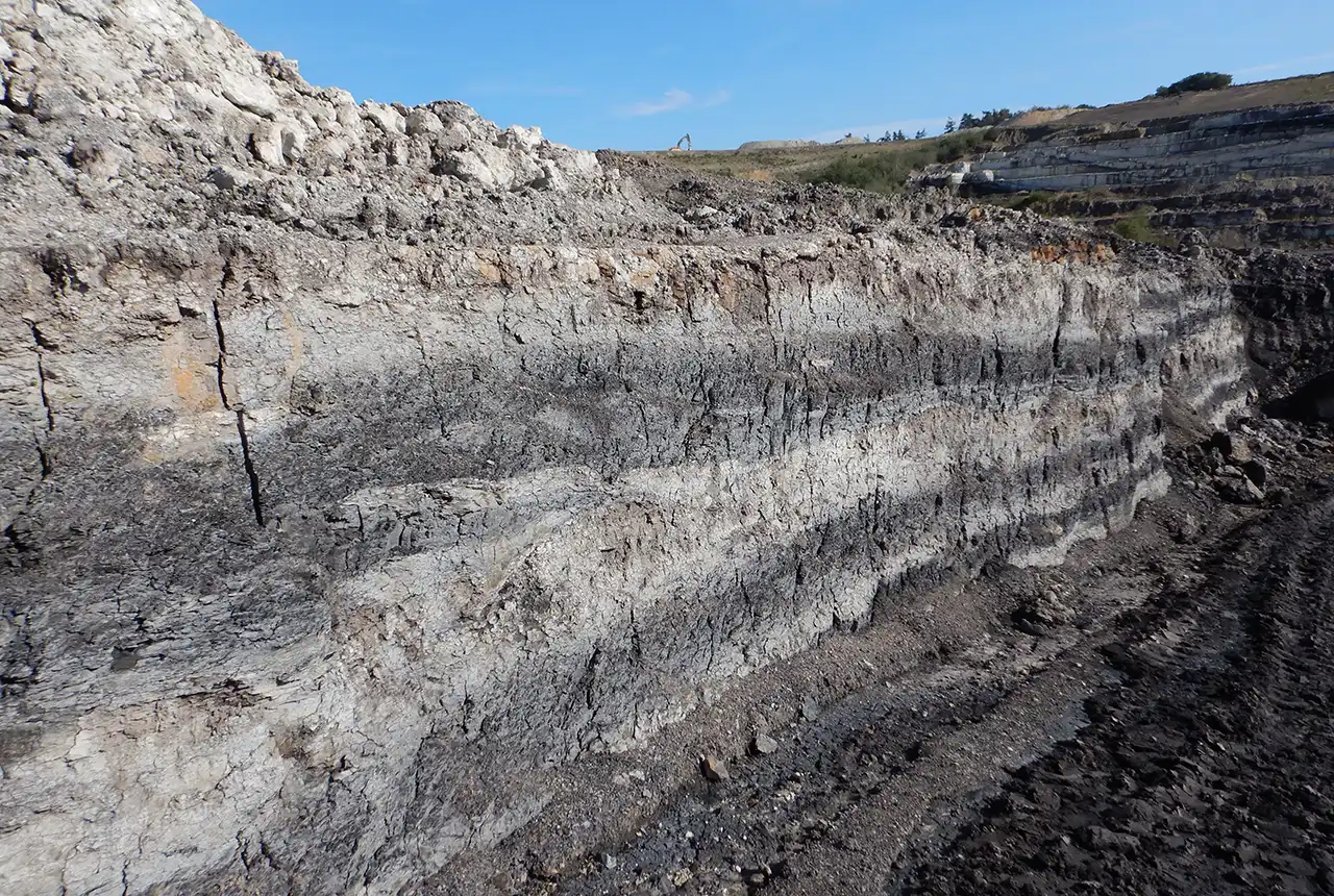 Ball clay operation, Preston Manor Works, Devon, UK. © Clive Mitchell BGS / UKRI