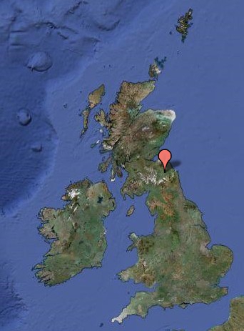 Map of Makerstoun Location