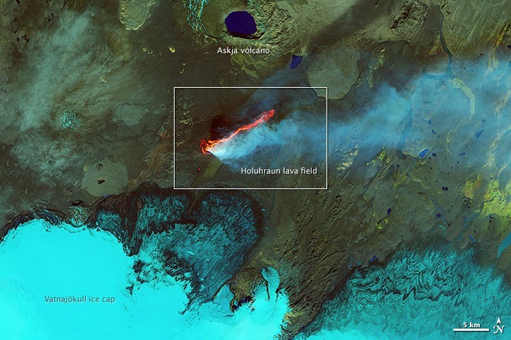 Holuhraun lava field, Iceland