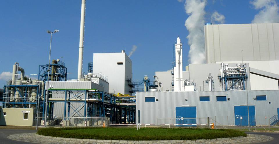 Oxyfuel combustion plant at Schwarze Pumpe, Germany.