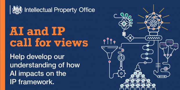 Graphic representing the AI and IP call for views