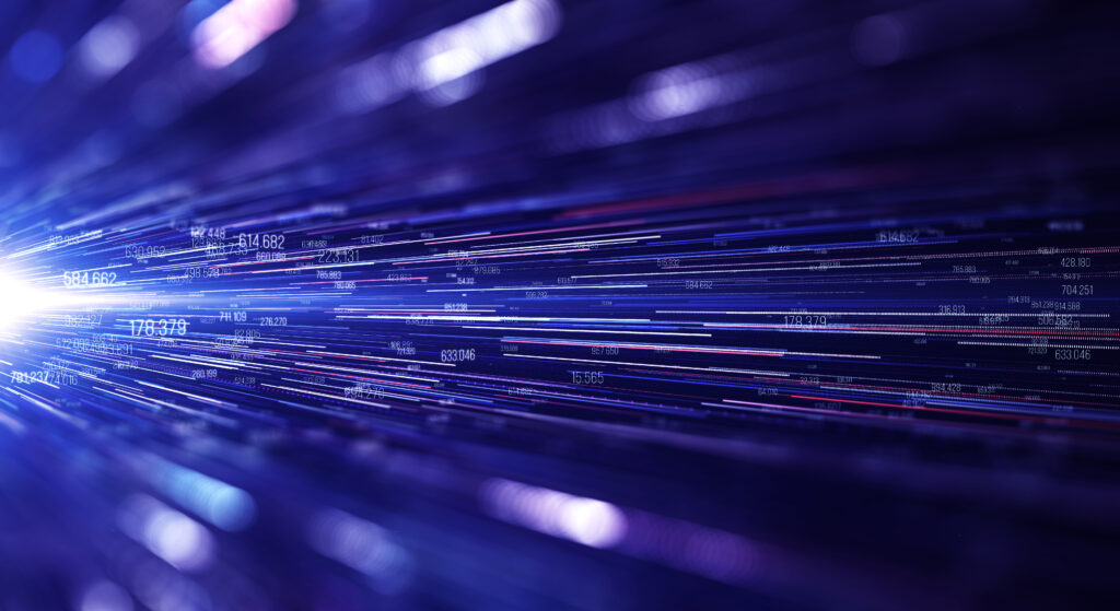 Technological,Background,Data,Transmission,Channel.,Motion,Of,Digital,Data,Flow.