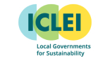 Logo of ICLEI - Local Governments for Sustainability. The logo has overlapping circles in blue, green, and yellow with the acronym