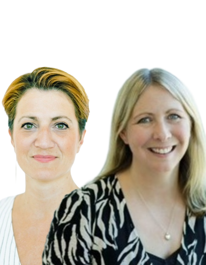 Catherine Cullen and Gayle Willis