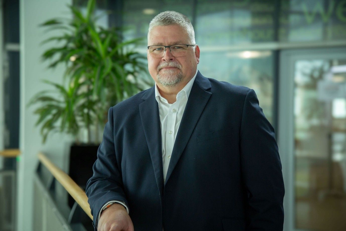A headshot of Steve Calder, Met Office Chief Customer Officer