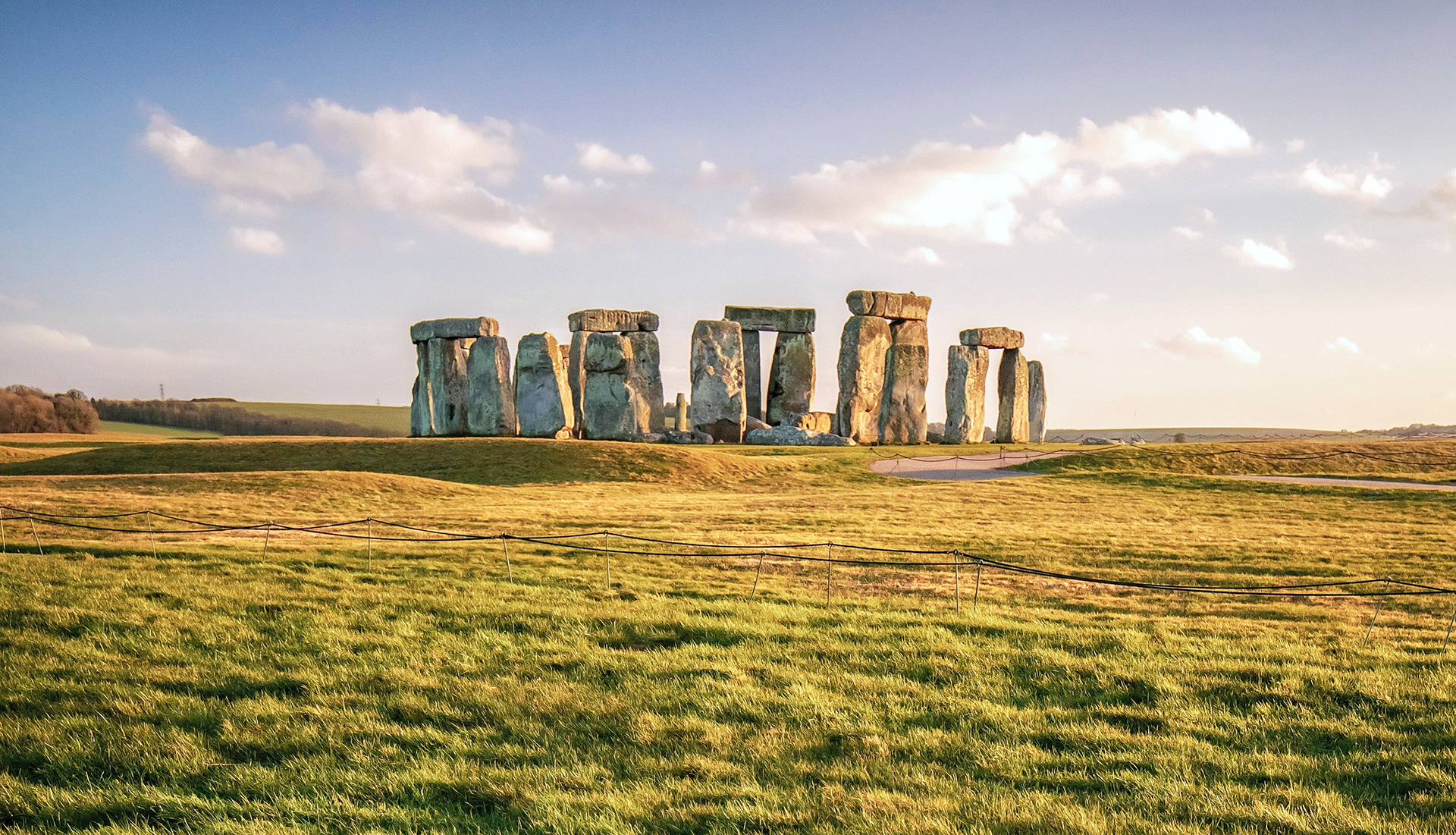 Stonehenge in summer.