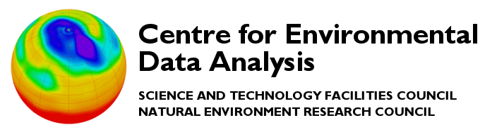 Logo for the Centre for Environmental Data Analysis