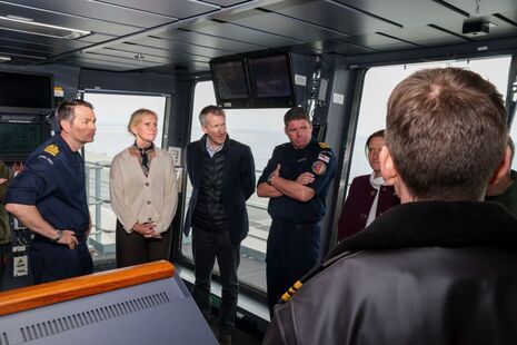 Defence Secretary Dan Jarvis MBE MP, accompanied by Icelandic Foreign Minister Þorgerður Katrín Gunnarsdóttir, visited UK forces onboard the Royal Navy’s flagship HMS Prince of Wales which is deployed off Iceland under NATO command.