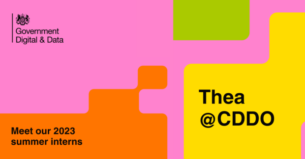 Image shows the Government Digital and Data Service branding