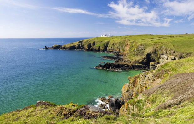 Lizard Point in Cornwall UK
