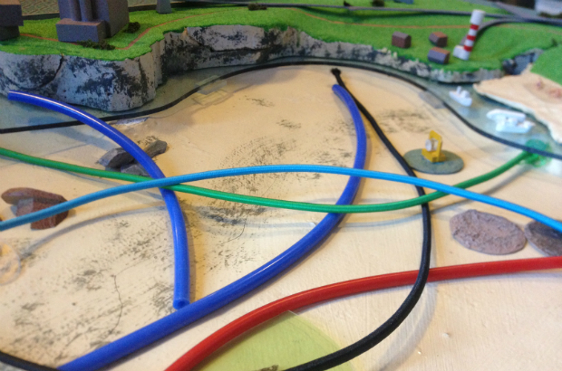 photograph of marine planning model