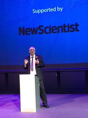Nigel presenting.