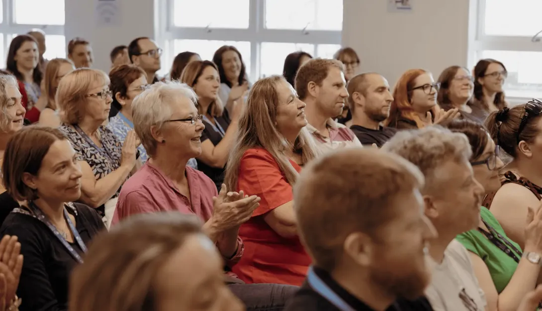 Audience at a values award