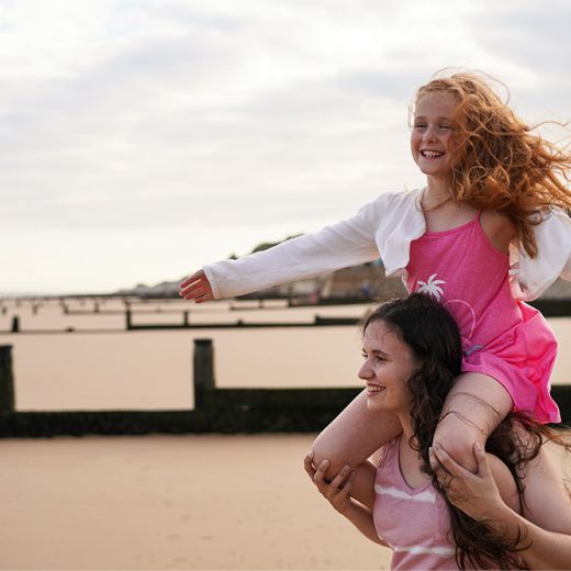 Day out on Frinton beach