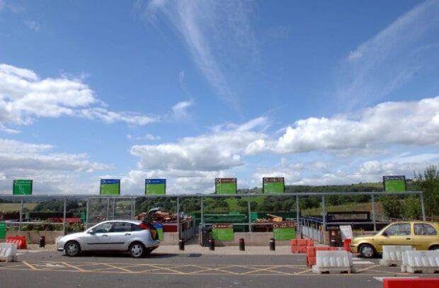 Image of a waste recycling centre