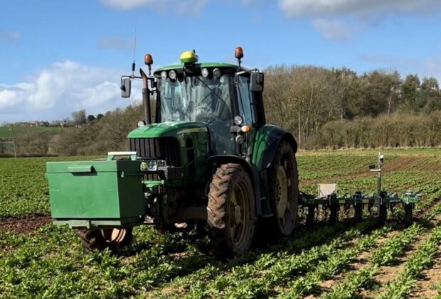 farm machinery in field