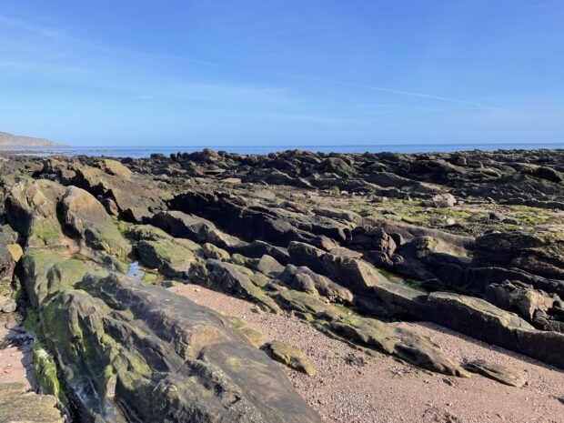 Rocky sea shore