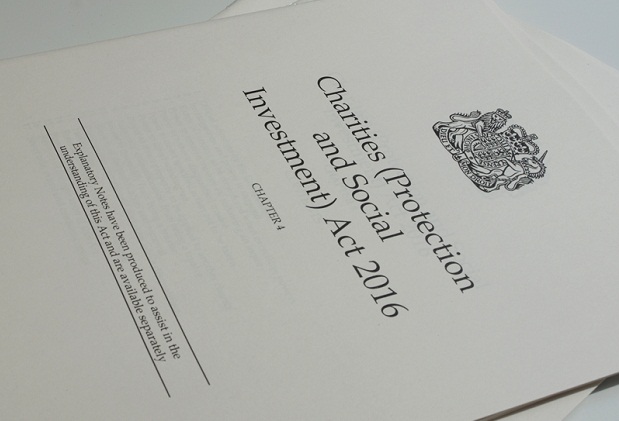 Charities Act front cover.