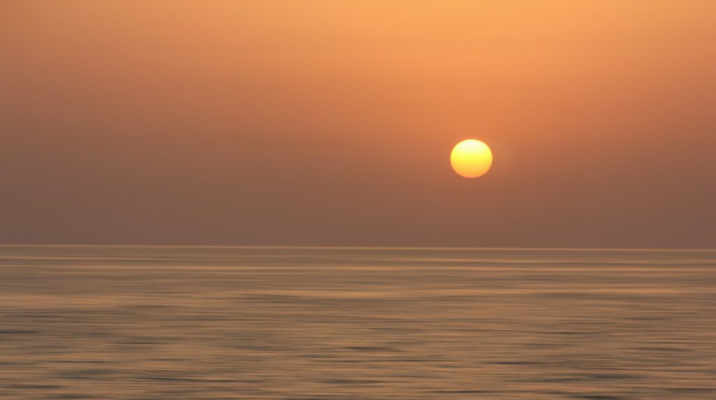 Sunset in the Persian Gulf