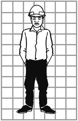 Man in hard hat
