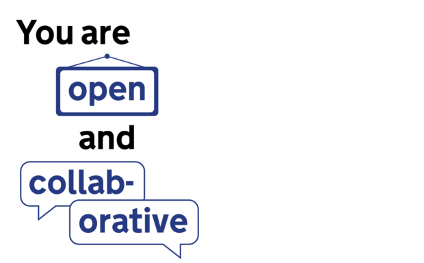 Using generative AI safely and securely for civil servants. "You are open and collaborative".