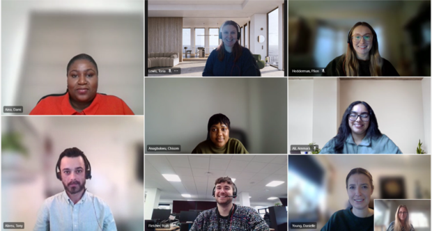 Business Analysts on a Teams call