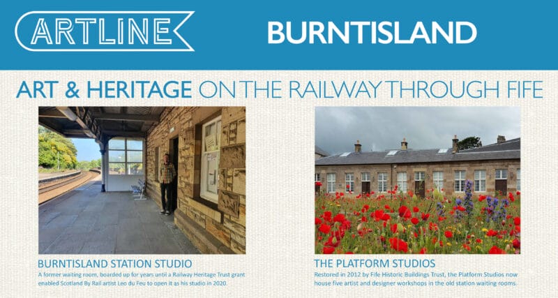 Logo for Burntisland Station Studio & Platform Studios – Visit Our Art Studios!