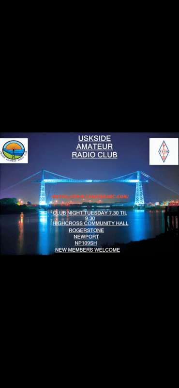 Logo for Uskside Amateur Radio Club