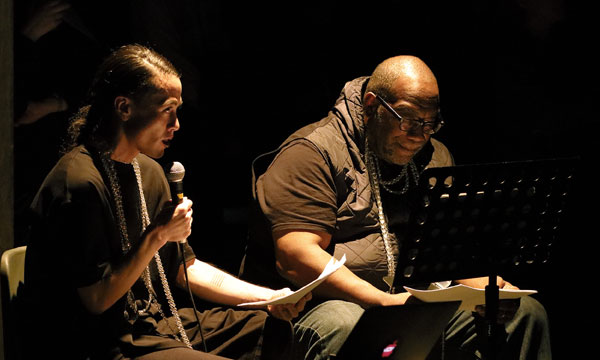 Fred Moten and Wu Tsang 2018