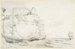 N04300 &copy; Tate Images | Seashore with Cliff