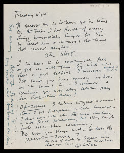 MB7737 &copy; Tate Images | Letter from Kenneth Armitage to Joan Moore