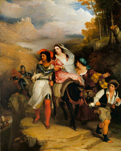 N00399 &copy; Tate Images | The Escape of Francesco Novello di Carrara, with his Wife, from the Duke of Milan