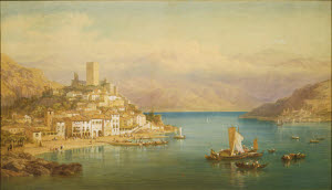 N01911 &copy; Tate Images | Rezzonico and the Spl�gen Range, Lake Como