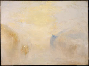 N02002 &copy; Tate Images | Sunrise, with a Boat between Headlands