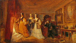 N00515 &copy; Tate Images | Lucy, Countess of Carlisle, and Dorothy Percy's Visit to their Father Lord Percy, when under Attainder ...