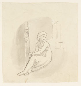 T09957 &copy; Tate Images | A Seated Woman, with a Gaoler