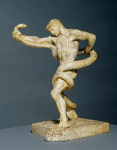 N01761 &copy; Tate Images | Sketch for 'An Athlete Wrestling with a Python'