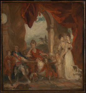 N01840 &copy; Tate Images | Sketch for 'The 4th Duke of Marlborough and his Family'